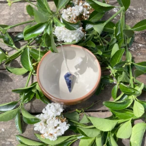Pendule Sodalite – Pointe facettée